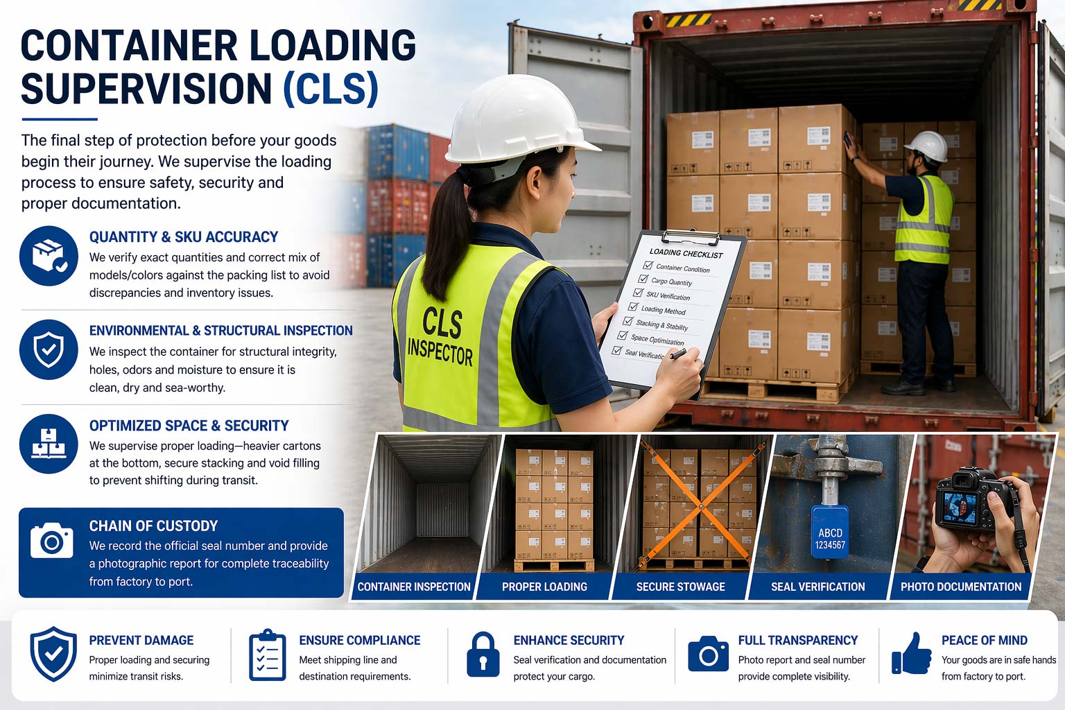 Container Loading Supervision (CLS)