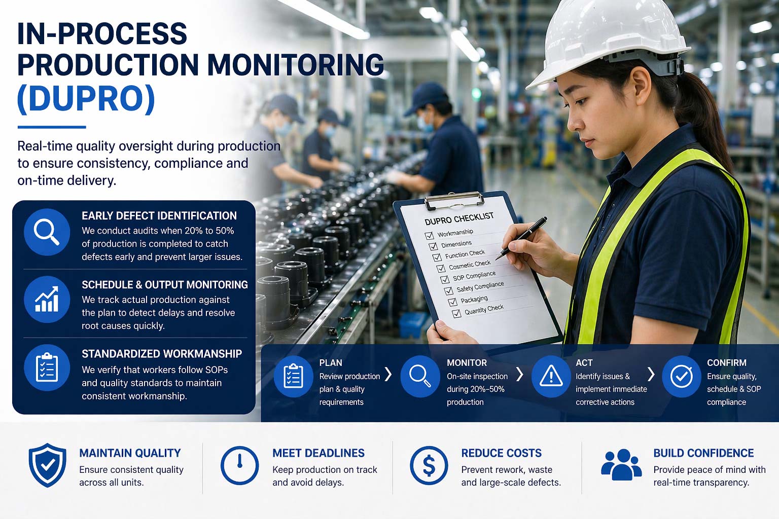 In-Process Production Monitoring (DUPRO)